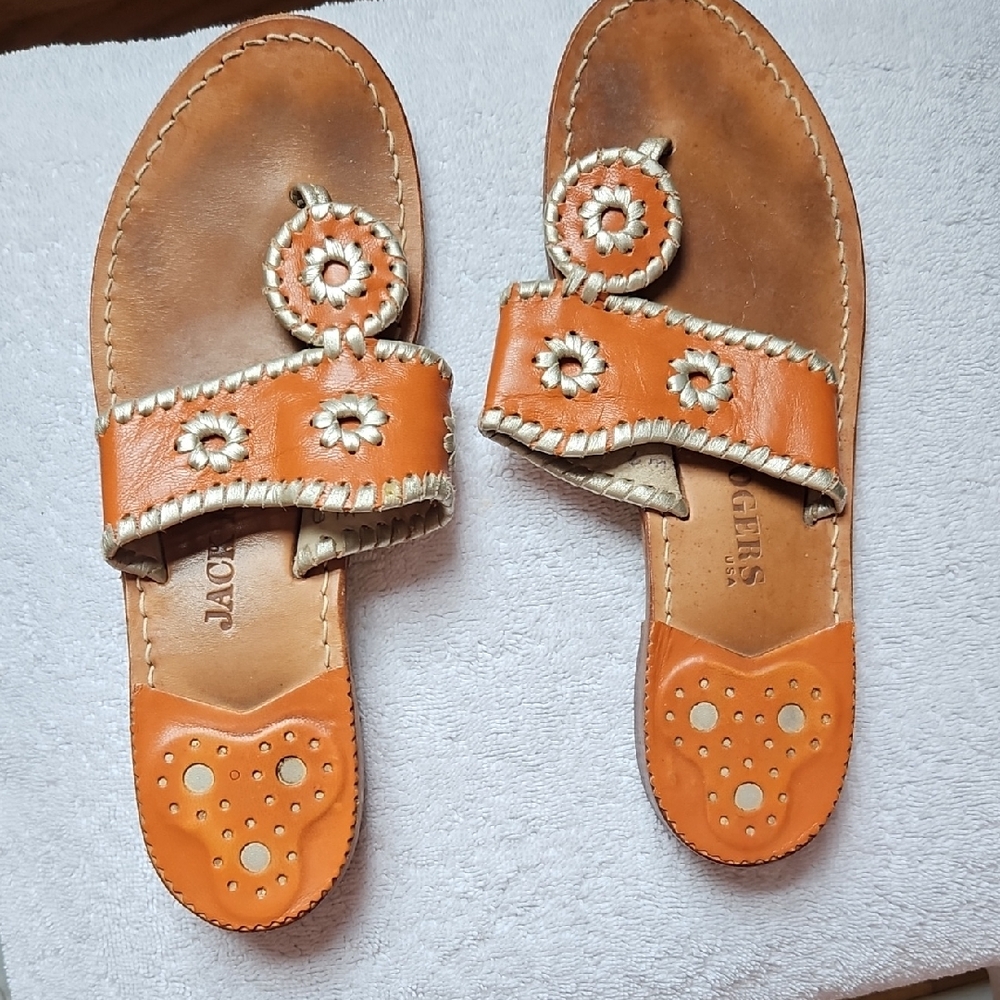 Jack Rogers Orange Size 6